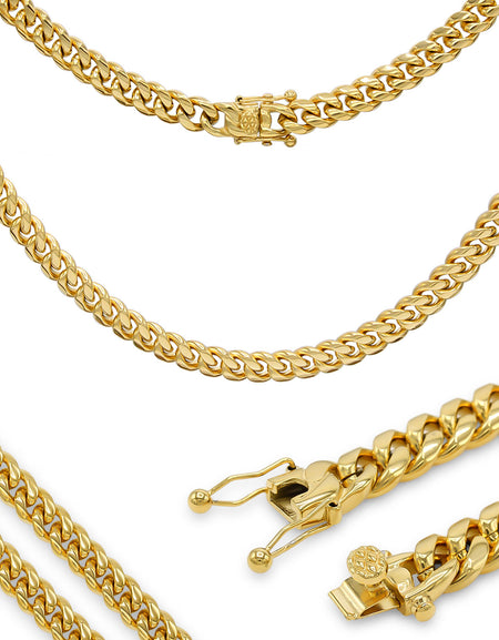Cuban Link 18K Gold Plated Necklace 30"