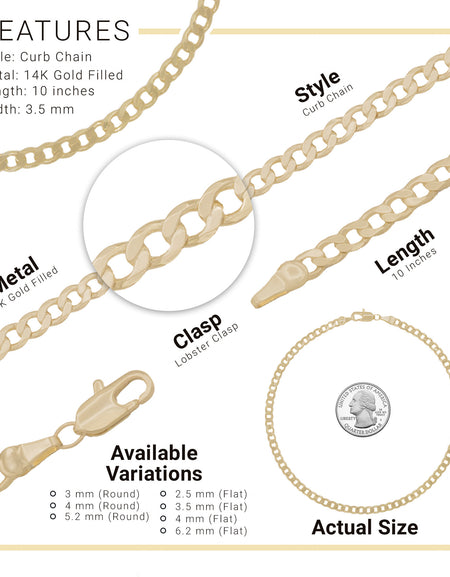 Cuban Link Anklet For Women