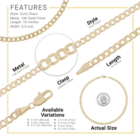 Cuban Link Anklet For Women