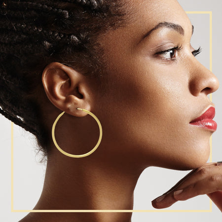 Hoop Earrings Jewelry Box