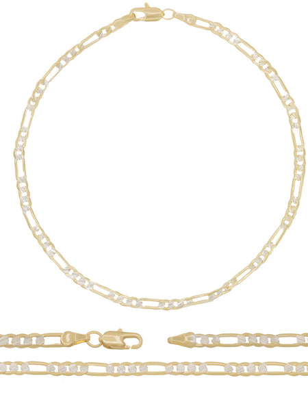 14K Gold Filled Figaro Anklet