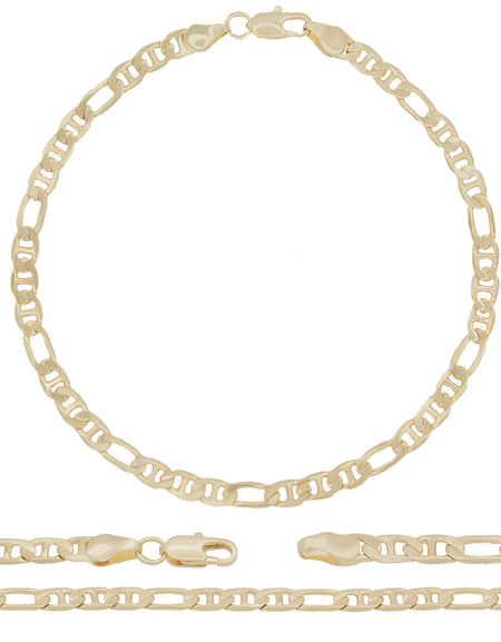 14K Gold Filled Figaro Anklet