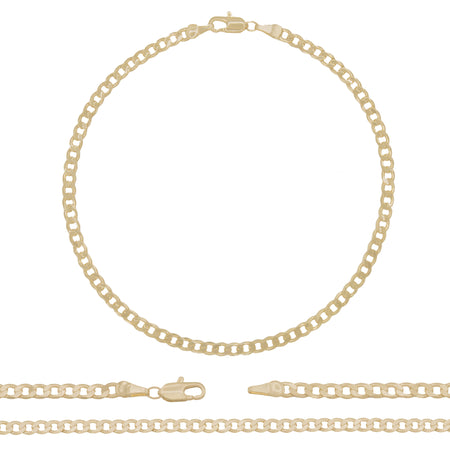 14K Gold Filled Curb Anklet