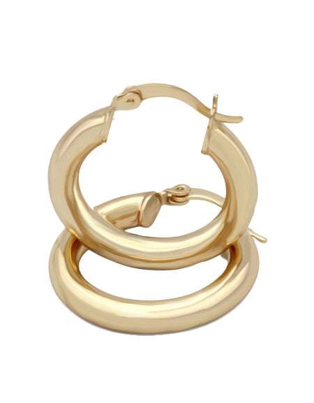 Round Hoop Earrings for Women