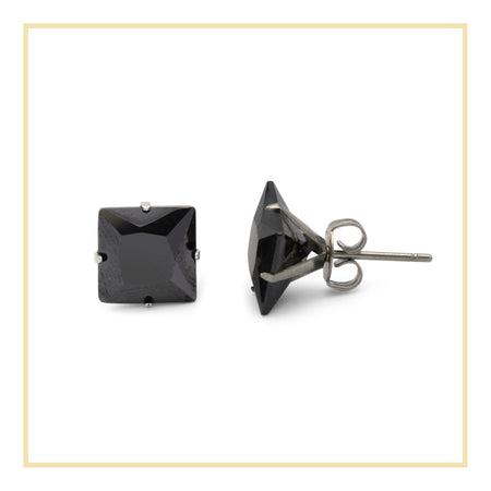 black square studs