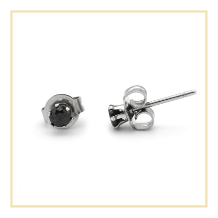 black round studs