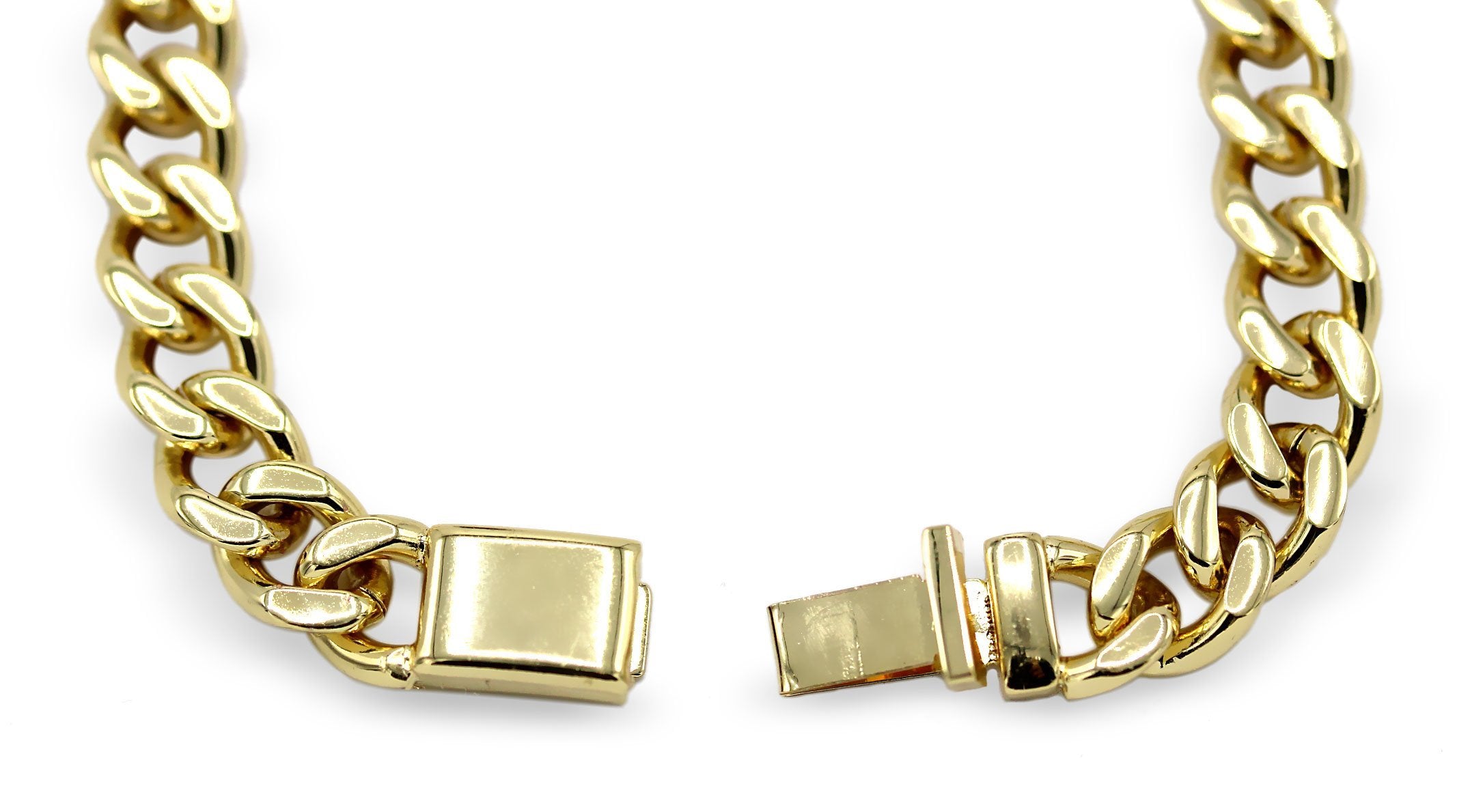 Mam Cuban Lnk Bracelet 14k Gold Chan Stanless Steel Heavy Sold Mam Cuban Lnk Bracelet 14k Gold Chan Stanless Steel Heavy Sold