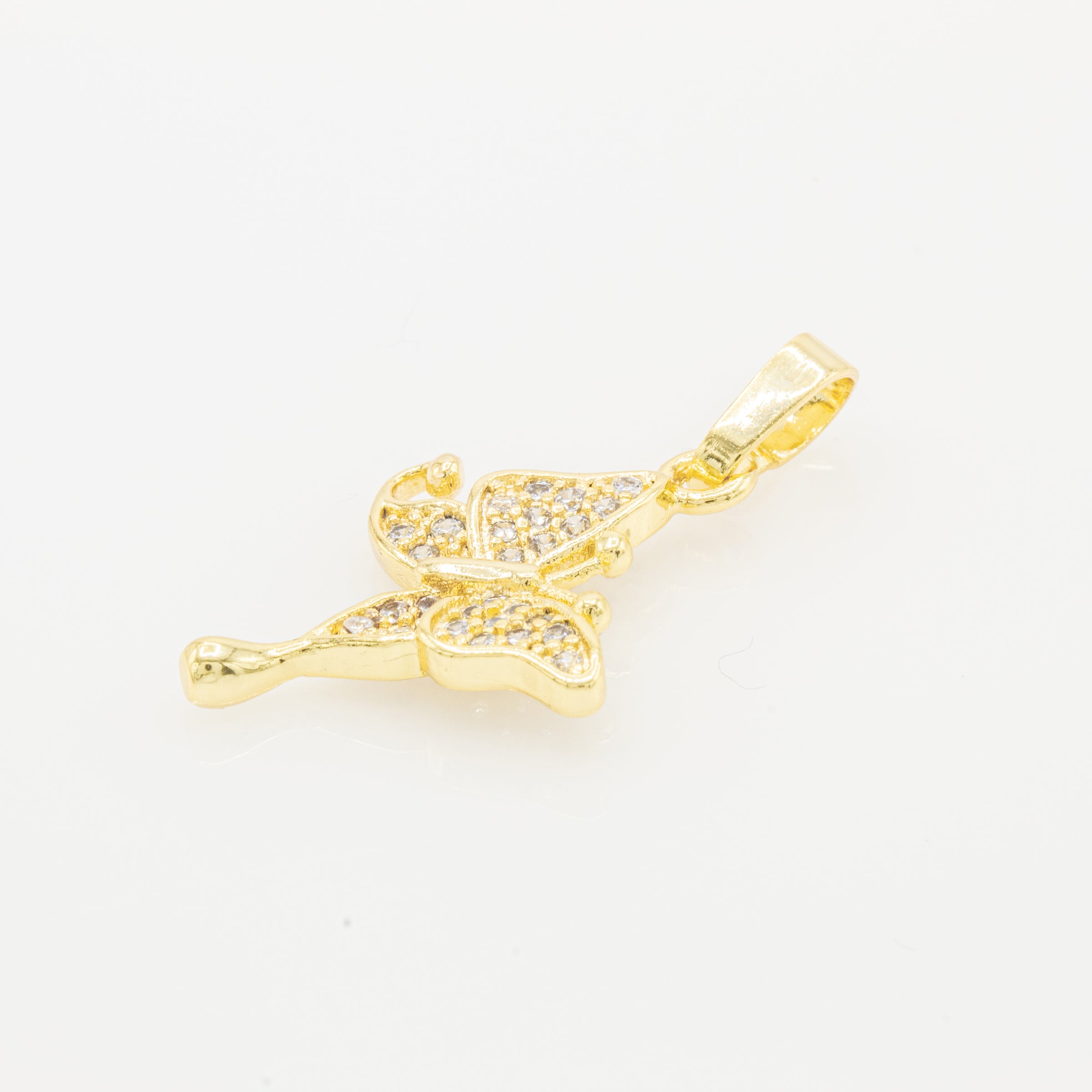 Cubic Zirconia Butterfly charm