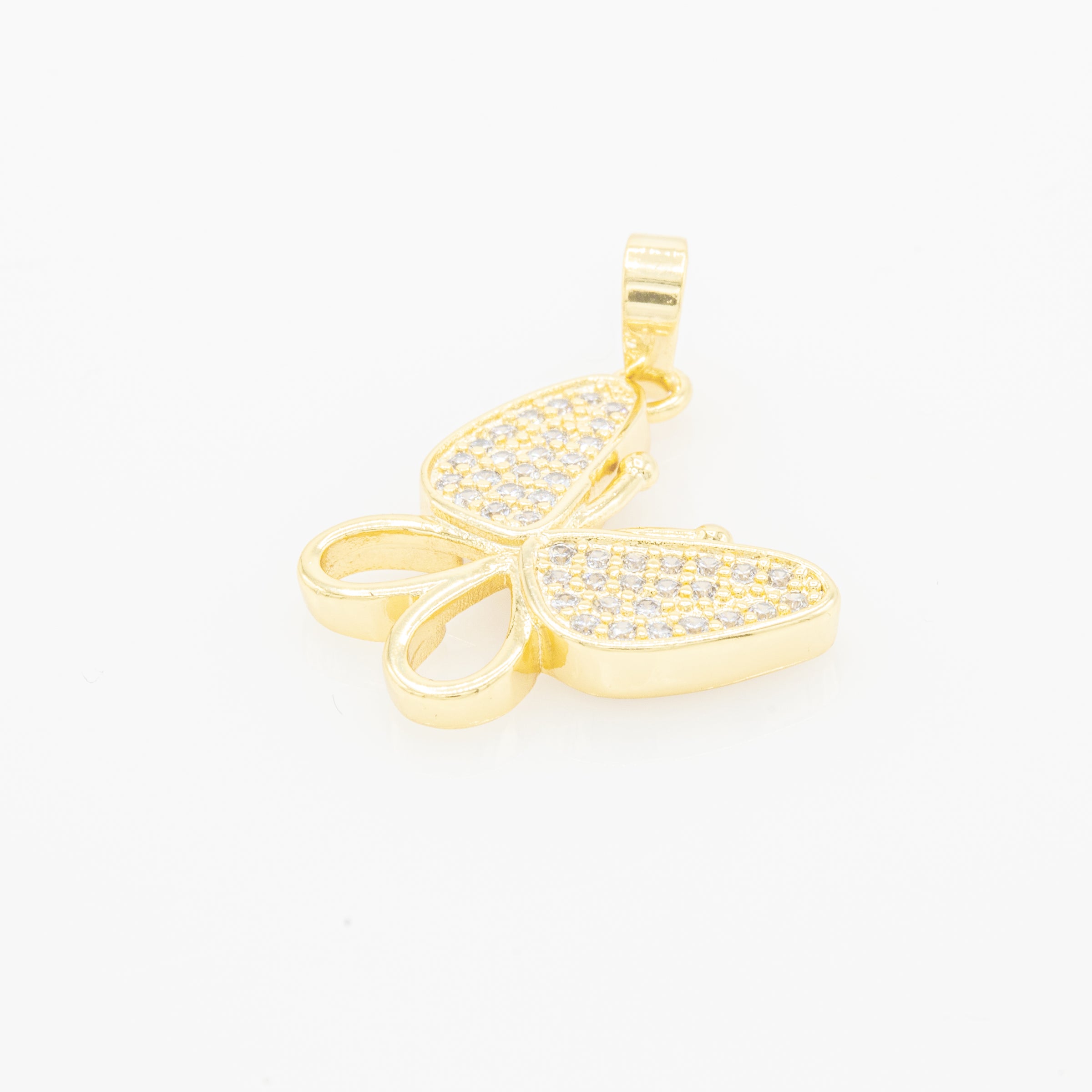 Cubic Zirconia Butterfly charm