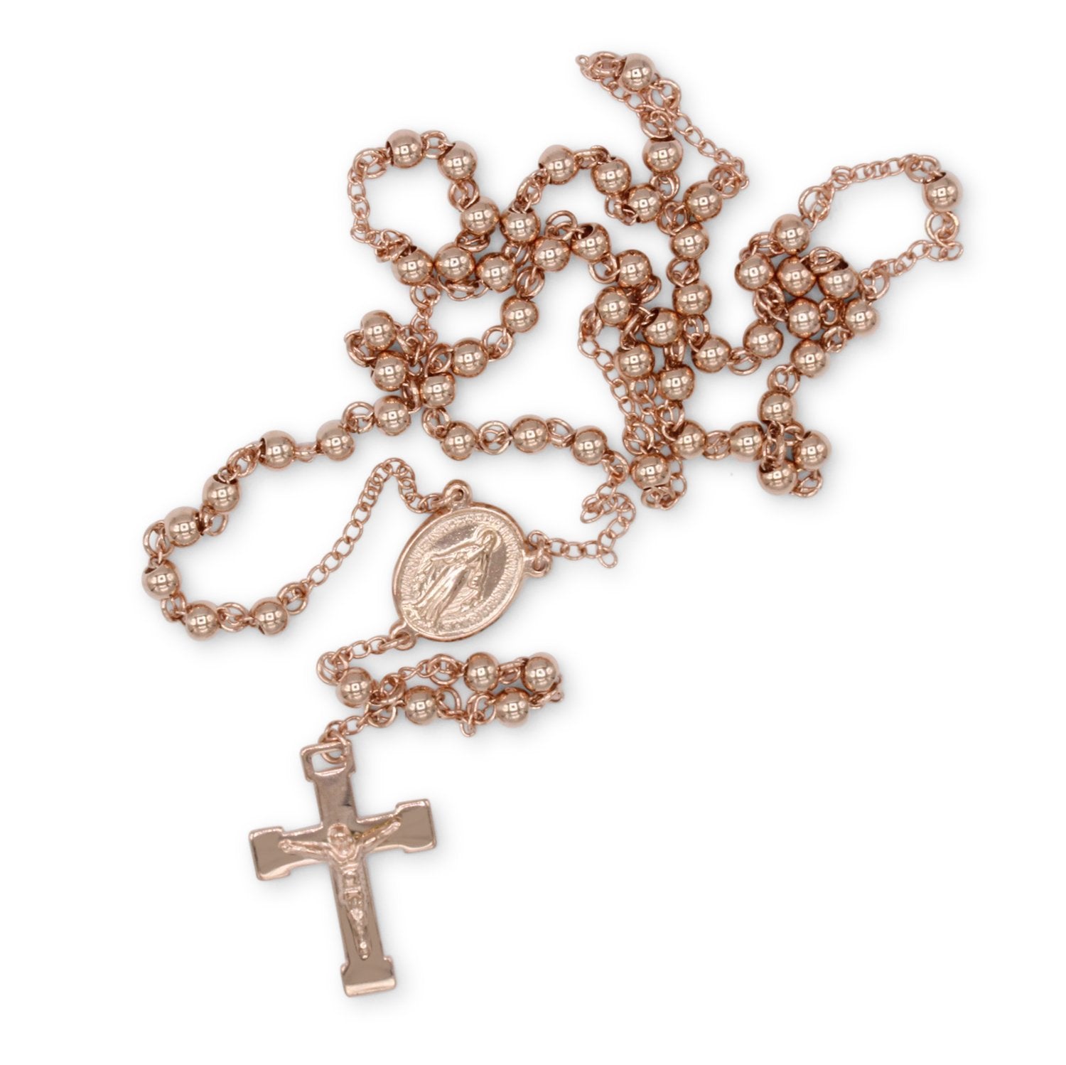 Catholic Cross gold pendant | Golden Flamingo