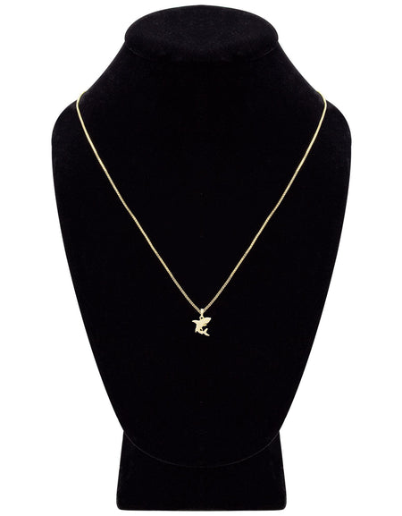 Shark Pendant Cubic Zirconia 14K Gold Filled Necklace Set