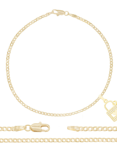 Curb Anklet Women Jewelry