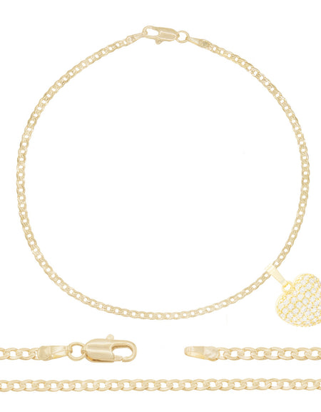 Curb Anklet Women Jewelry