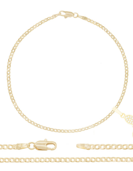 Butterfly Pendant Curb Anklet Set