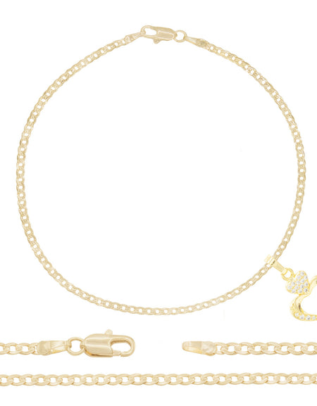 Curb Anklet Women Jewelry
