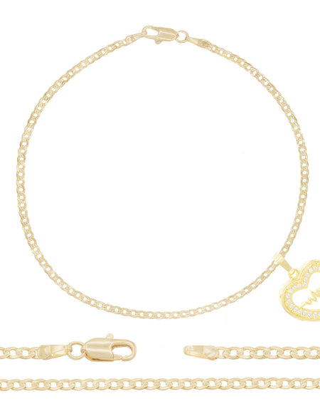 Curb Anklet Women Jewelry