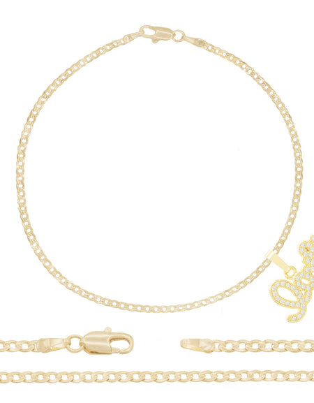 Curb Anklet Women Jewelry