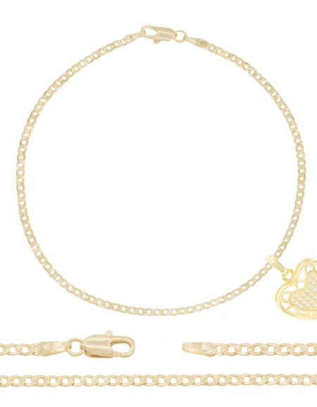 Curb Anklet Women Jewelry