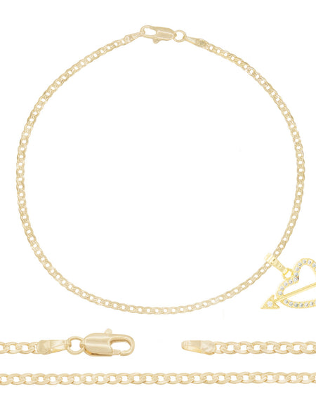 Curb Anklet Women Jewelry