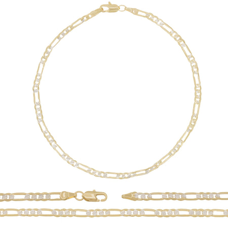 14K Gold Filled Figaro Anklet