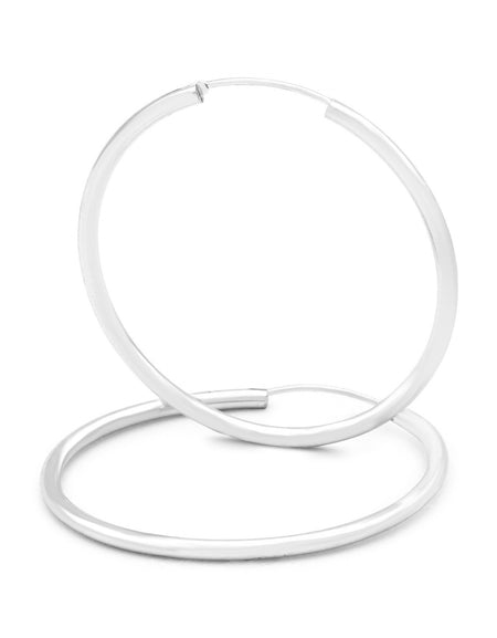 Round Hoop Earrings for Women