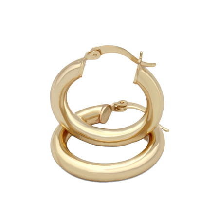 Round Hoop Earrings for Women