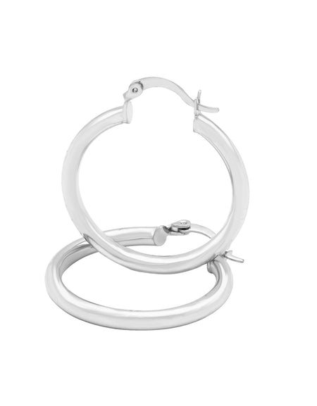 Round Hoop Earrings for Women