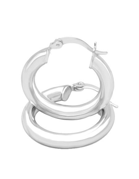 Round Hoop Earrings for Women